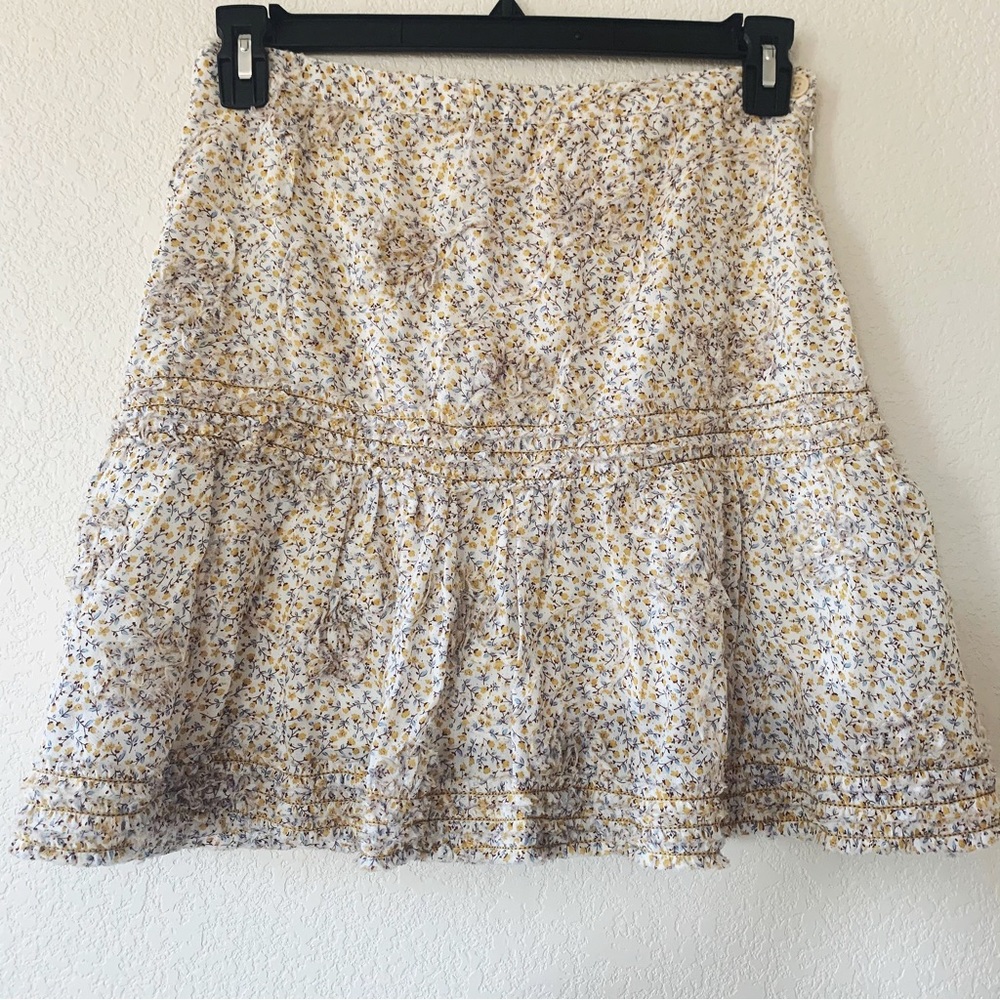 Studio M Prairie Ditzy Floral A Line Skirt